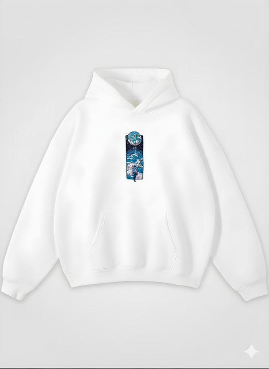 FLY TO THE MOON OVERSIZED HOODIE