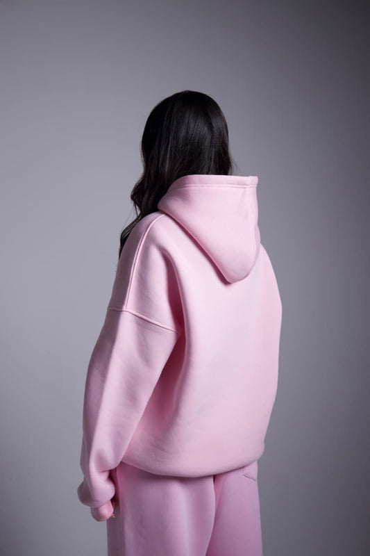 Premium Pink Oversized Hoodie