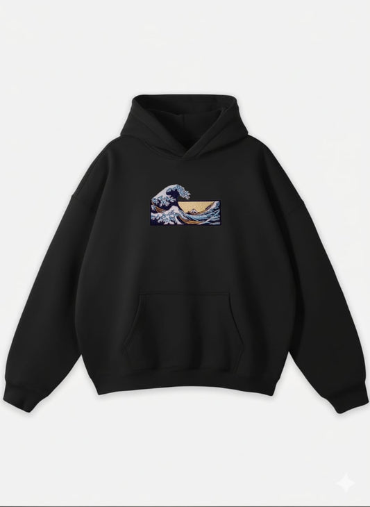 THE GREAT WAVE OFF KANAGAWA OVERSIZED HOODIE