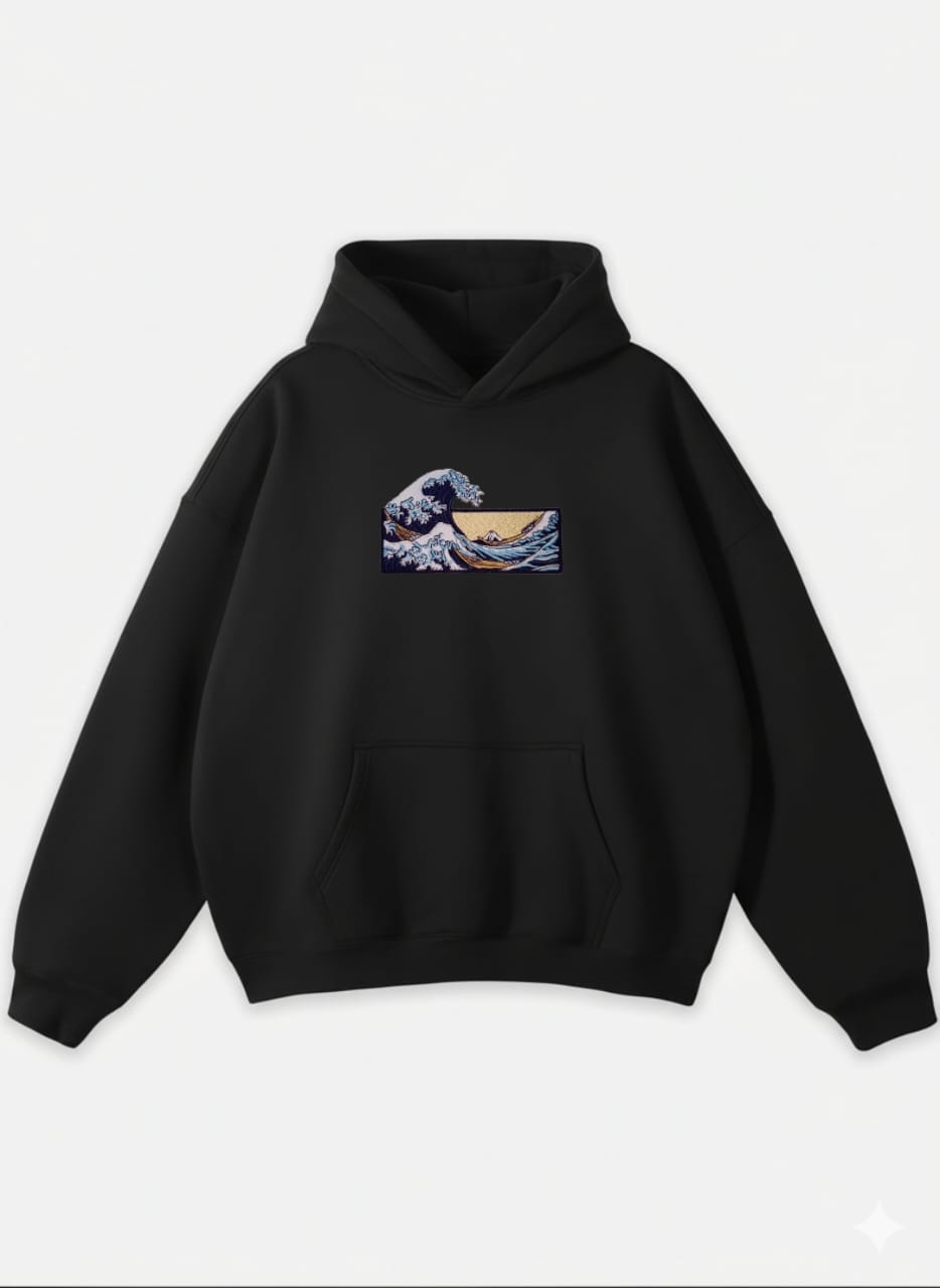 THE GREAT WAVE OFF KANAGAWA OVERSIZED HOODIE